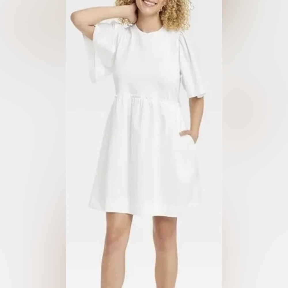 A New Day Elegant White Dress